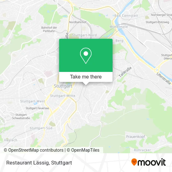 Карта Restaurant Lässig