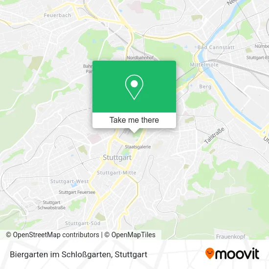 Карта Biergarten im Schloßgarten
