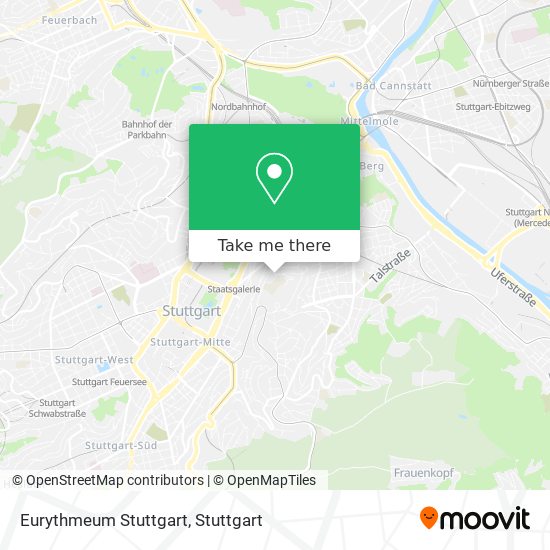 Eurythmeum Stuttgart map