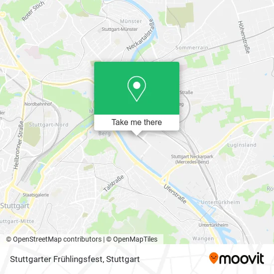 Карта Stuttgarter Frühlingsfest