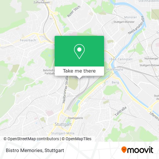 Bistro Memories map