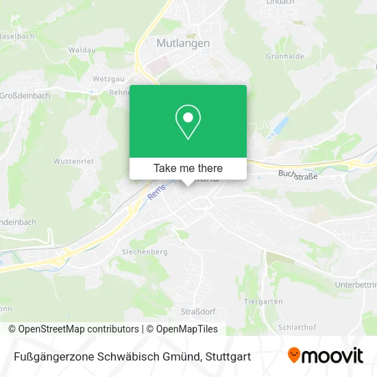 Карта Fußgängerzone Schwäbisch Gmünd