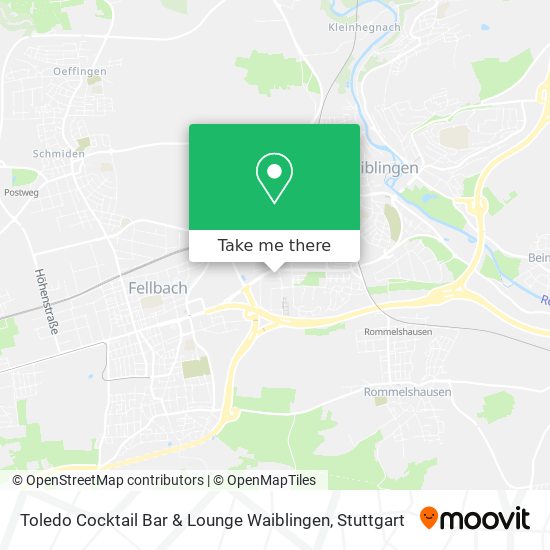 Карта Toledo Cocktail Bar & Lounge Waiblingen