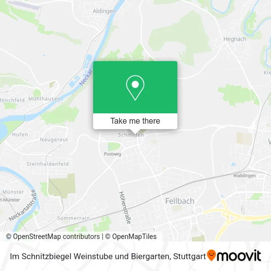 Карта Im Schnitzbiegel Weinstube und Biergarten