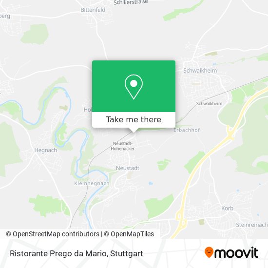 Карта Ristorante Prego da Mario