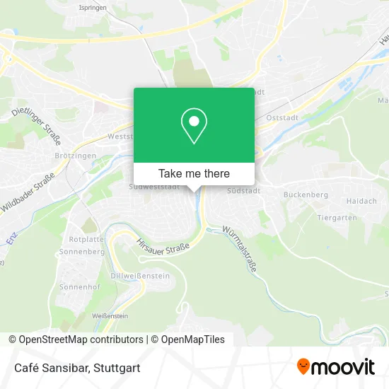 Карта Café Sansibar