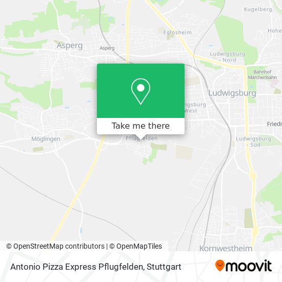 Antonio Pizza Express Pflugfelden map