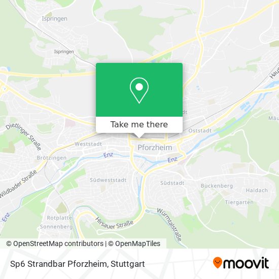 Карта Sp6 Strandbar Pforzheim