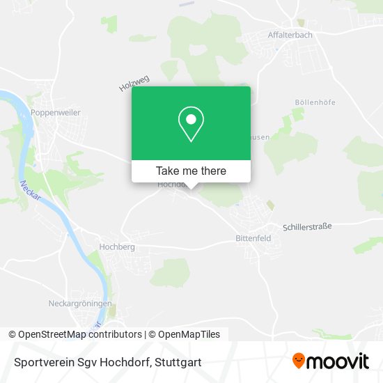 Карта Sportverein Sgv Hochdorf