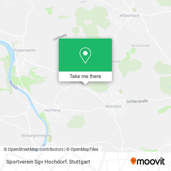 Sportverein Sgv Hochdorf map