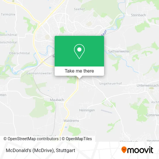 Карта McDonald's (McDrive)