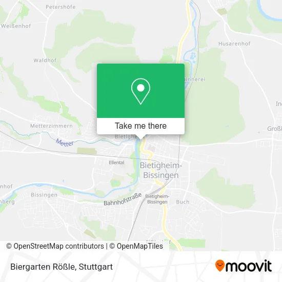 Карта Biergarten Rößle
