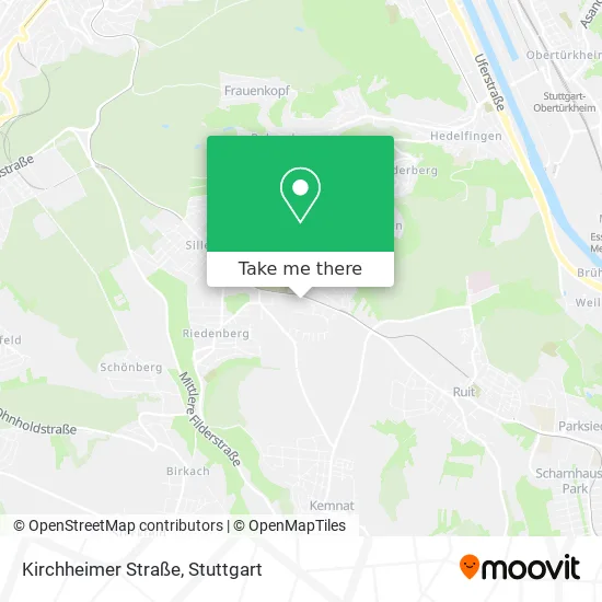 Карта Kirchheimer Straße