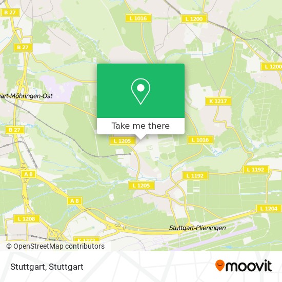 Stuttgart map