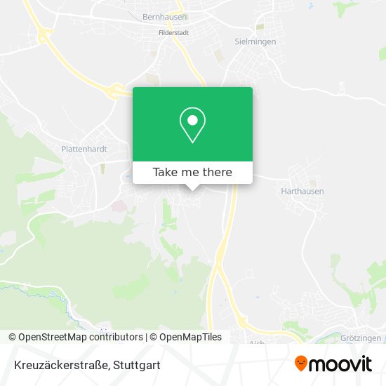Kreuzäckerstraße map