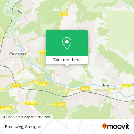 Brunnweg map