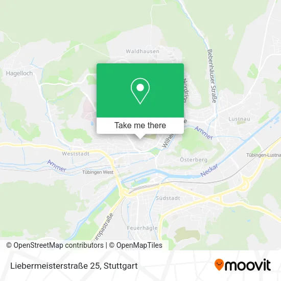 Карта Liebermeisterstraße 25