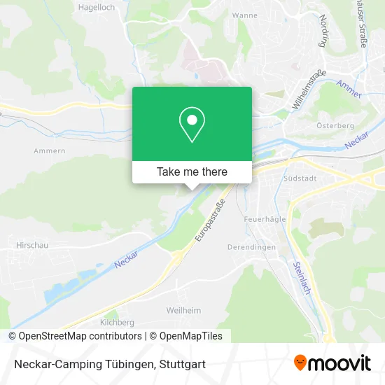 Карта Neckar-Camping Tübingen