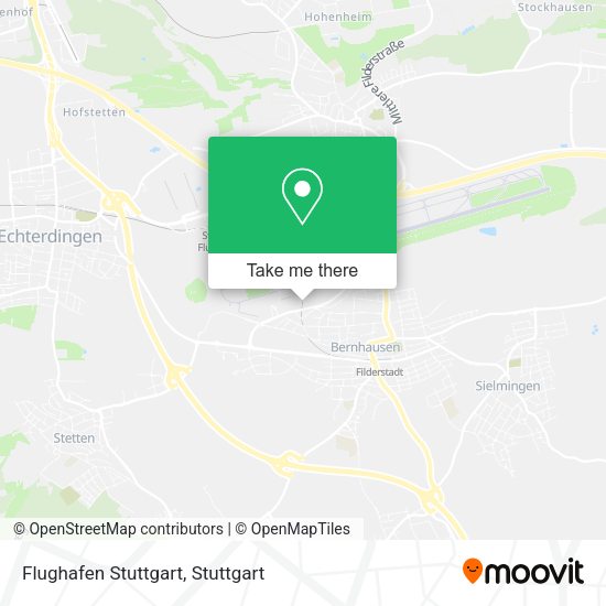 Карта Flughafen Stuttgart