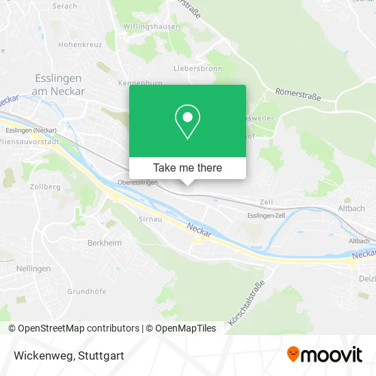 Карта Wickenweg