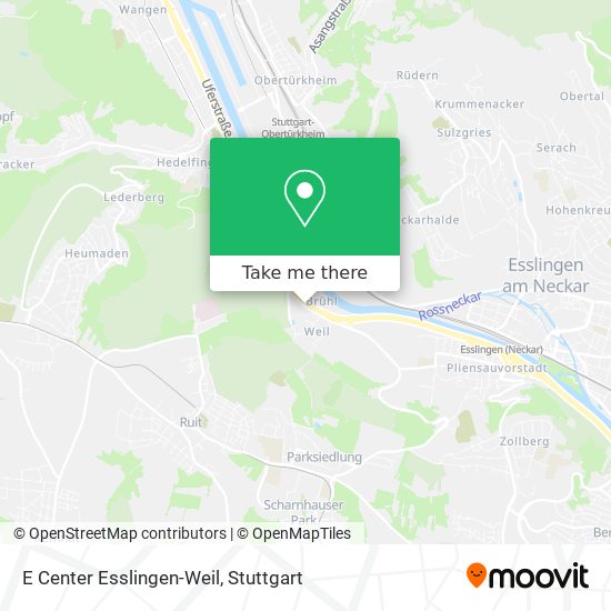E Center Esslingen-Weil map