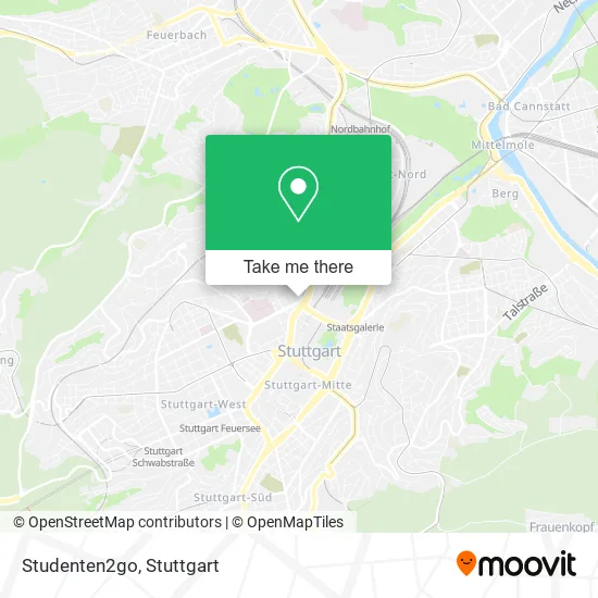 Карта Studenten2go