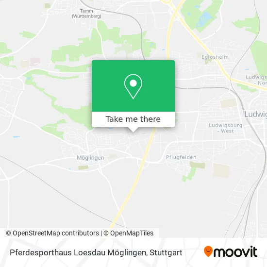 Карта Pferdesporthaus Loesdau Möglingen