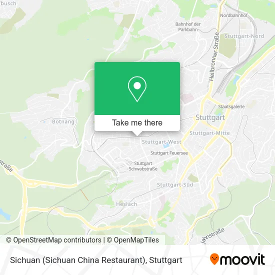 Карта Sichuan (Sichuan China Restaurant)