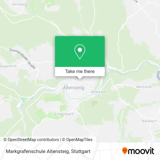 Карта Markgrafenschule Altensteig