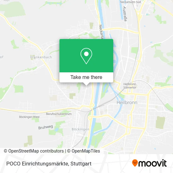 Карта POCO Einrichtungsmärkte