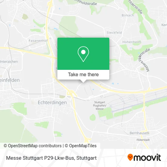 Карта Messe Stuttgart P29-Lkw-Bus