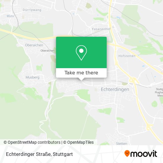 Echterdinger Straße map