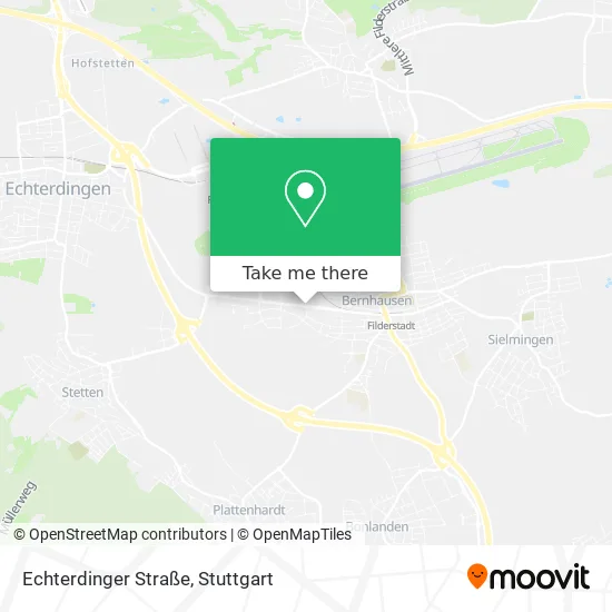 Карта Echterdinger Straße