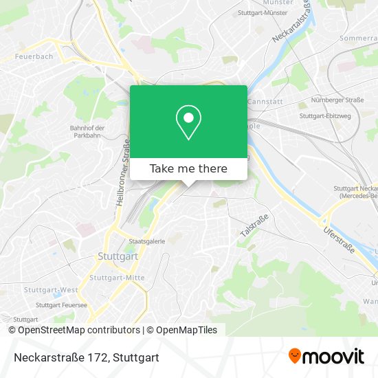 Neckarstraße 172 map