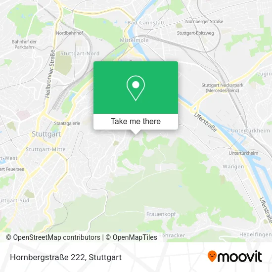 Карта Hornbergstraße 222