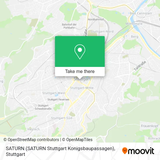 Карта SATURN (SATURN Stuttgart Konigsbaupassagen)