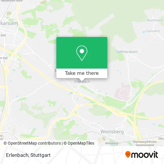 Карта Erlenbach