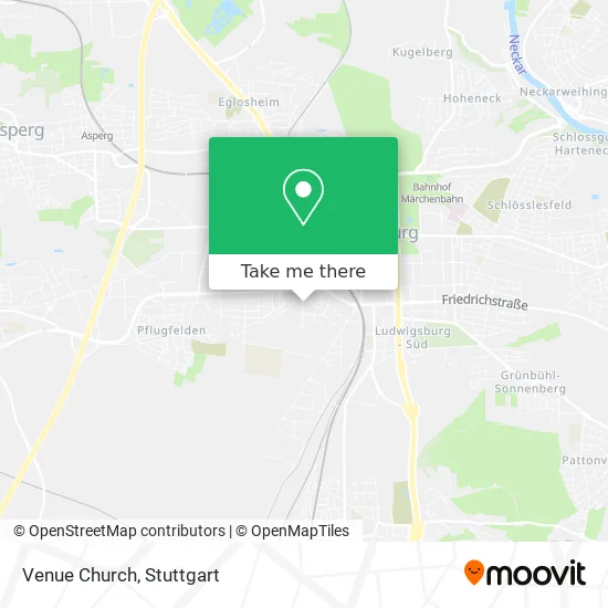 Карта Venue Church