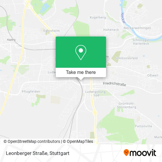 Карта Leonberger Straße