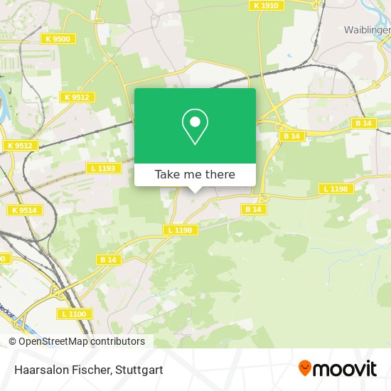 Haarsalon Fischer map