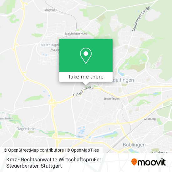 Kmz - RechtsanwäLte WirtschaftsprüFer Steuerberater map