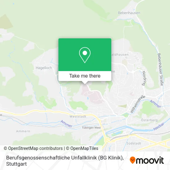 Карта Berufsgenossenschaftliche Unfallklinik (BG Klinik)