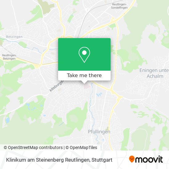 Карта Klinikum am Steinenberg Reutlingen