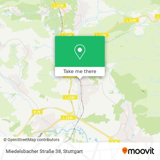 Карта Miedelsbacher Straße 38