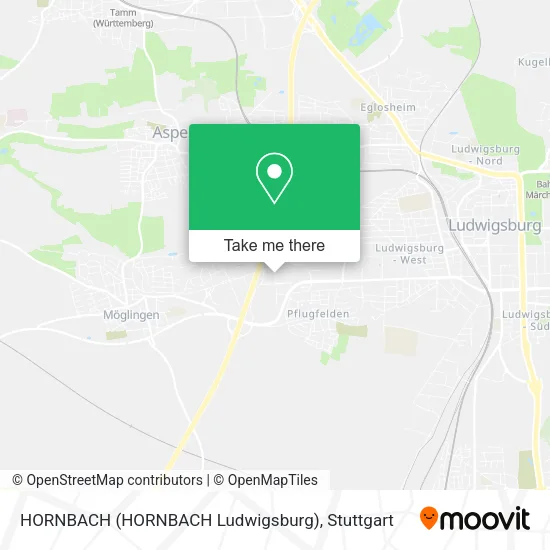 Карта HORNBACH (HORNBACH Ludwigsburg)