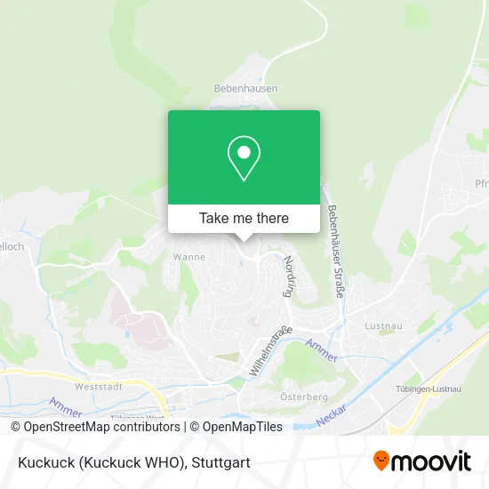 Карта Kuckuck (Kuckuck WHO)