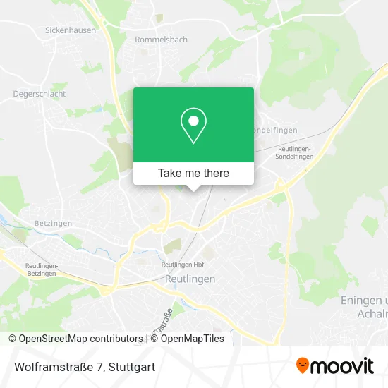 Карта Wolframstraße 7