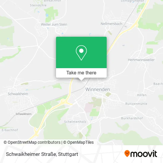 Карта Schwaikheimer Straße