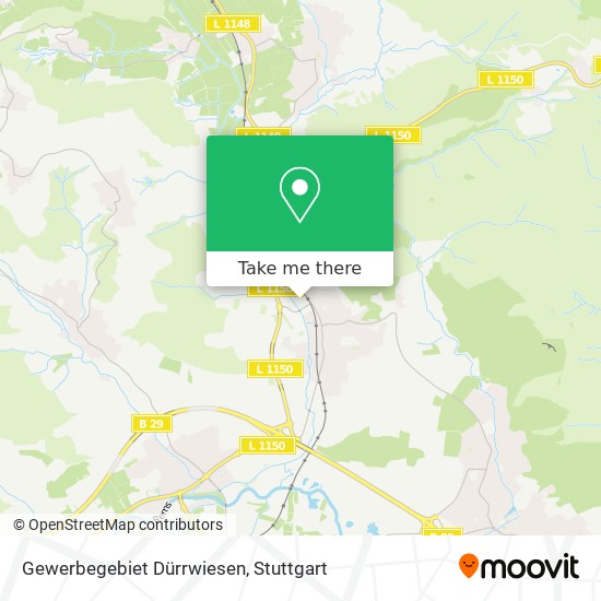 Gewerbegebiet Dürrwiesen map