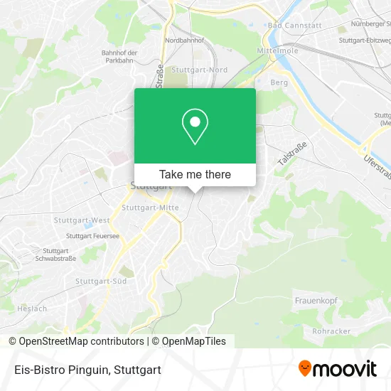 Карта Eis-Bistro Pinguin
